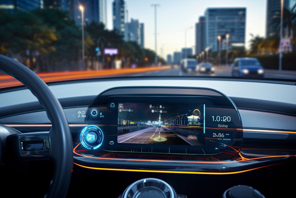 Modern smart car technology intelligent system